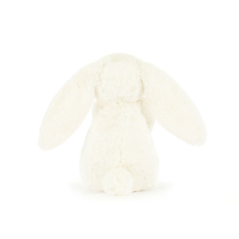 JELLYCAT | Bashful knuffel konijn met pioenroos - 18 x 9 x 8 cm
