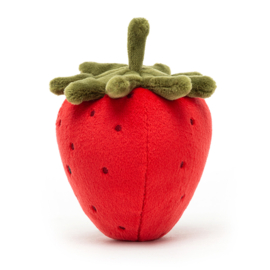 JELLYCAT | Knuffel aardbei - Fabulous Fruit Strawberry - 8 x 7 cm