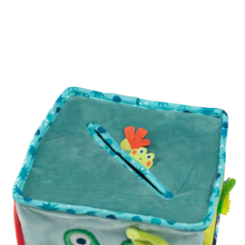 MOULIN ROTY |  Activiteitenkubus met rammelaars - La mara aux grenouilles