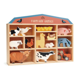 TENDER LEAF TOYS | Houten boerderijdieren set