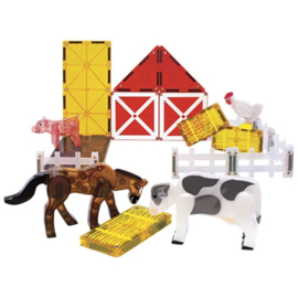 Magna-Tiles | Magnetische tegels farm animals - 25st