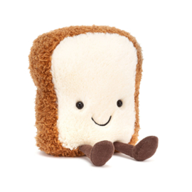 JELLYCAT | Amuseables knuffel boterham - 16 x 11 x 5 cm