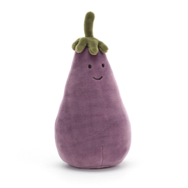 JELLYCAT | Knuffel Aubergine - Vivacious Vegetable Aubergine - 17 x 8 cm