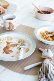 PETIT MONKEY | Melamine Beker konijn met handgrepen