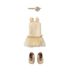 MAILEG | Konijn kleding - ballet pakje roomwit - size 2