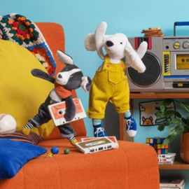 MOULIN ROTY | Knuffel hond Pilou - Puce et Pilou