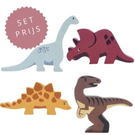 TENDER LEAF TOYS | Houten Dinosaurus set