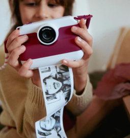 KIDYWOLF | Kindercamera met thermische printer - k-print - rood