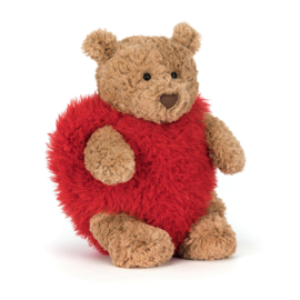 JELLYCAT | Knuffel beer Bartholomew hartenpak - 26 x 12 x 8 cm