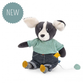 MOULIN ROTY | Muziekknuffel hond - Puce & Pilou