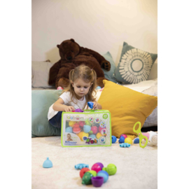 LALABOOM | Educatieve klikkralen - 48 st
