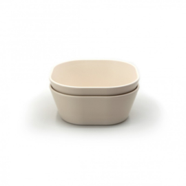 MUSHIE | Kom Ivoor Wit (2st) - Bowl Square Ivory