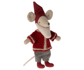 MAILEG | Muis kerstman grote broer - Santa mouse