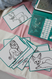 KIDYWOLF | Tekentablet kidydraw mini - dieren van over de wereld