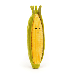 JELLYCAT | Knuffel mais - vivacious vegetable - 19 x 6 x 4 cm