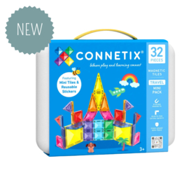 CONNETIX TILES | Magnetische tegels - travel mini pack - 32 stuks