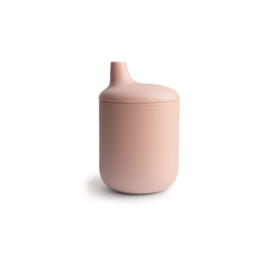 MUSHIE | Siliconen Tuitbeker Roze - Silicone Sippy Cup Blush