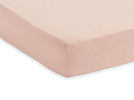 JOLLEIN | Hoeslaken ledikant 60x120 cm - Pale Pink (2pack)