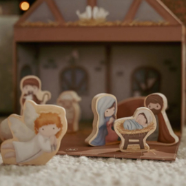 LITTLE DUTCH | Kerststal speelkoffer