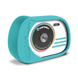 KIDYWOLF | Digitale kindercamera kidycam - cyaan
