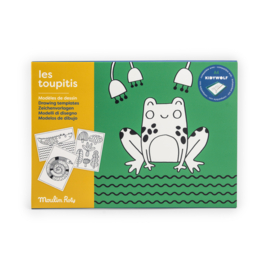 MOULIN ROTY x KIDYWOLF | 24 tekensjablonen voor Kidywolf tekentablet - Les Toupitis