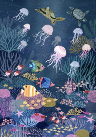 PETIT MONKEY | Poster kinderkamer Coral reef