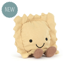 JELLYCAT | Amuseables knuffel ravioli - 13 x 11 x 5 cm