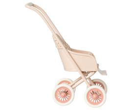 MAILEG | Poppenhuis kinderwagen powder - miniatuur