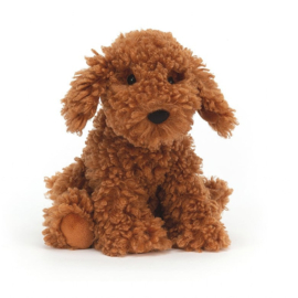 JELLYCAT | Knuffel hond Labradoodle - Cooper Doodle dog - 23 x 21 cm