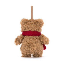JELLYCAT | Kersthanger Bartholomew Beer - 12 x 6 x 5 cm