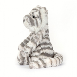 JELLYCAT | Knuffel Bashful Sneeuwtijger - Snow Tiger - 31 x 12 cm