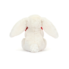 JELLYCAT | Bashful knuffel konijn met hart - 18 x 9 x 8 cm