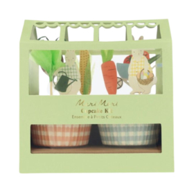 MERI MERI | Cupcake set konijn - 24st