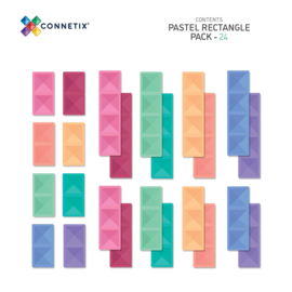 CONNETIX TILES | Magnetische tegels pastel - square pack - 24 stuks