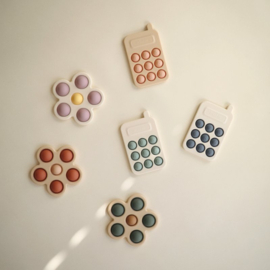 MUSHIE | Baby Speelgoed Telefoon Roze - Phone Press Toys Blush