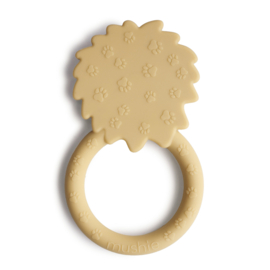 MUSHIE | Bijtring Siliconen Leeuw -  Teether Lion Soft Yellow