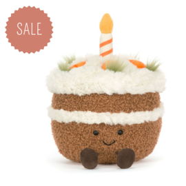 JELLYCAT | Amuseables knuffel carrot cake - 15 x 15 x 14 cm