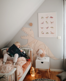 MUSHIE | Poster kinderkamer Dinosaurus 50x70 cm