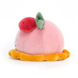 JELLYCAT | Knuffel Gebakje Framboos - Pretty Patisserie Dome Framboise