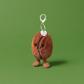 JELLYCAT | Sleutelhanger amuseables koffieboontje - 17 x 7 x 4 cm