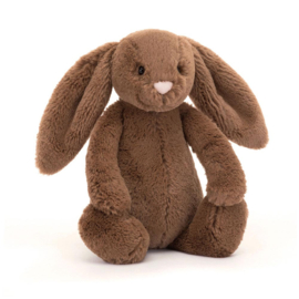 JELLYCAT | Knuffel Bashful Konijn Bruin - Nutmeg Bunny - 18 x 9 cm