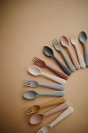 MUSHIE | Vork & Lepel Ivoor Wit - Fork and Spoon Ivory