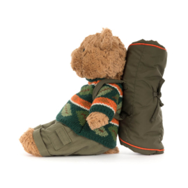 JELLYCAT | Knuffel beer Bartholomew hiking - 26 x 12 x 8 cm