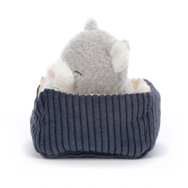 JELLYCAT | Knuffel poes met mand - Napping Nipper Cat