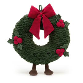 JELLYCAT | Amuseable Knuffel Kerstkrans - Wreath - 35 cm
