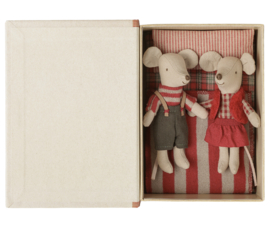 MAILEG | Kerstmuisjes kleine broer & zus in boek