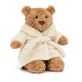 JELLYCAT | Knuffelbeer badjas - Bartholomew Bear Bathrobe - medium - 28 x 12 cm