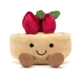 JELLYCAT | Amuseables knuffel aardbeientaartje