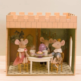 MAILEG | Poppenhuis theeservies in koffertje - miniatuur