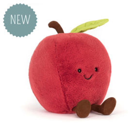JELLYCAT | Amuseables knuffel appel - 16 x 14 x 13 cm